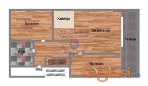 Odličan trosoban stan u izgradnji na Telepu! 52m2